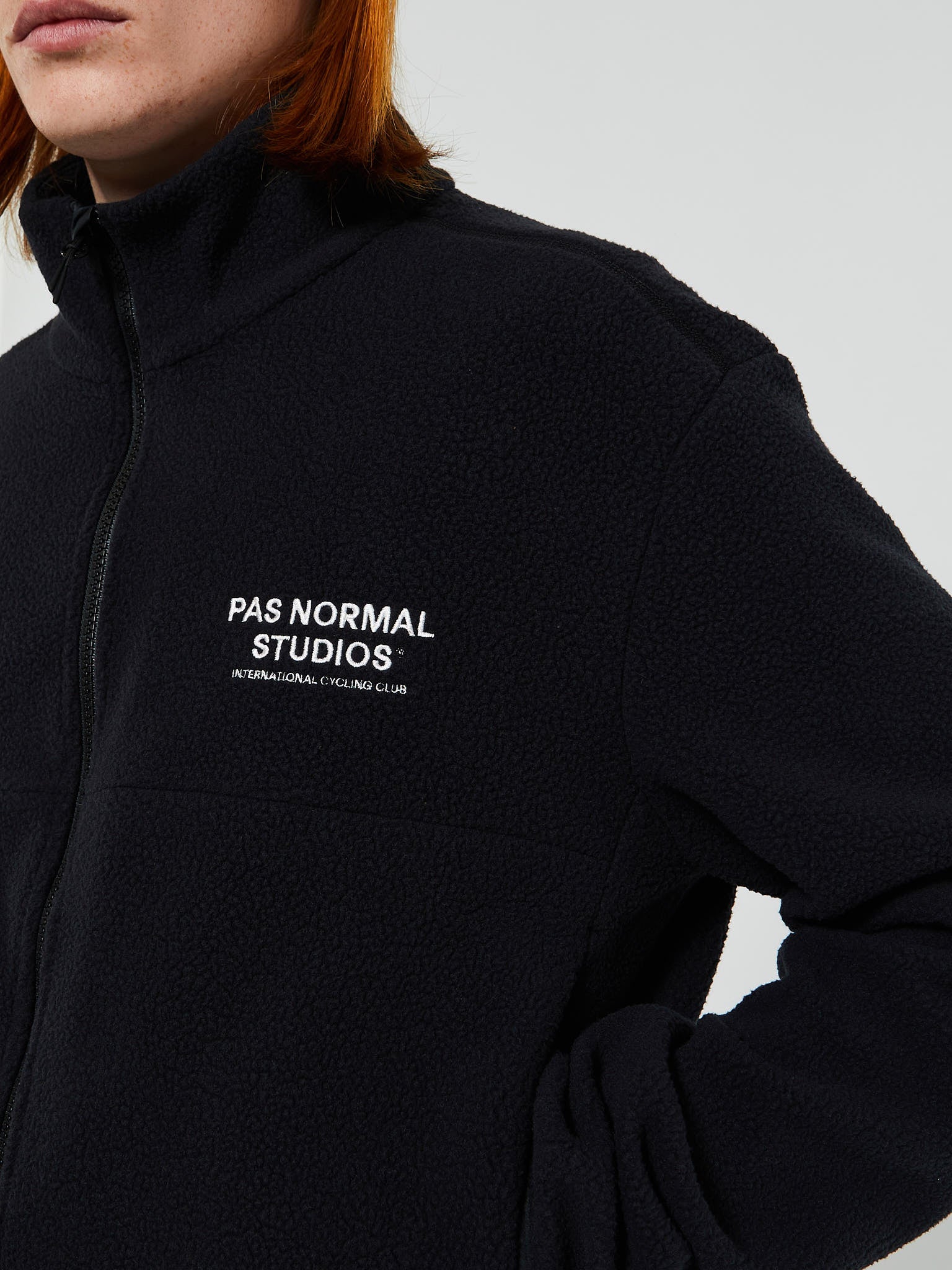 Pas Normal Studios - Off-Race Fleece Jacket in Black