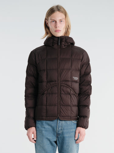 Pas Normal Studios - Off-Race Down Liner Jacket in Dark Coffee