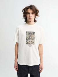 Pas Normal Studios - Off-Race Cotton Tech Graphic T-Shirt in Off White