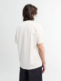 Pas Normal Studios - Off-Race Cotton Tech Graphic T-Shirt in Off White