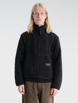 Pas Normal Studios - Off-Race Pile Fleece Jacket in Black