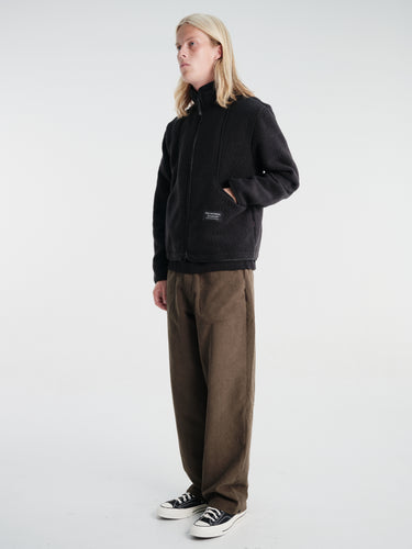 Pas Normal Studios - Off-Race Pile Fleece Jacket in Black