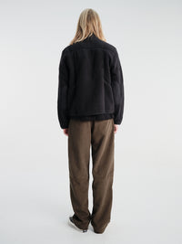 Pas Normal Studios - Off-Race Pile Fleece Jacket in Black