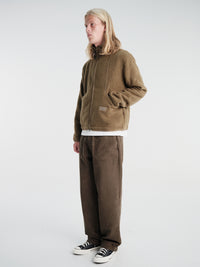 Pas Normal Studios - Off-Race Pile Fleece Jacket in Deep Olive