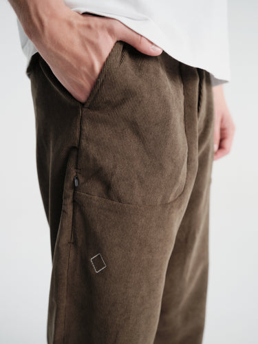 Pas Normal Studios - Off-Race Tech Corduroy Pants in Deep Olive