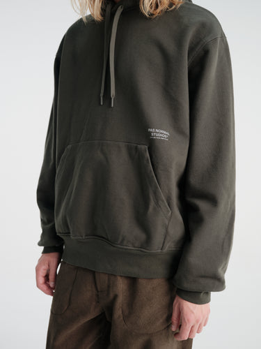 Pas Normal Studios - Off-Race Hoodie in Dark Olive