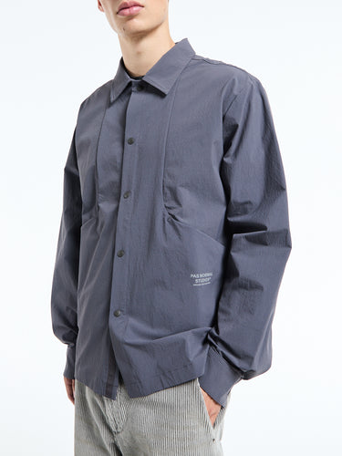 Pas Normal Studios - Off-Race Tech Overshirt in Steel