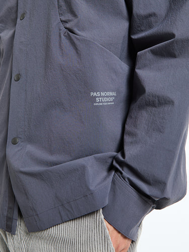 Pas Normal Studios - Off-Race Tech Overshirt in Steel