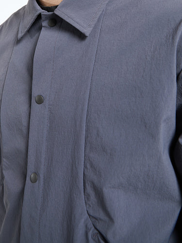 Pas Normal Studios - Off-Race Tech Overshirt in Steel