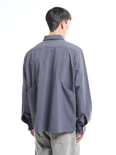 Pas Normal Studios - Off-Race Tech Overshirt in Steel