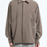 Pas Normal Studios - Off-Race Tech Overshirt in Ash Brown