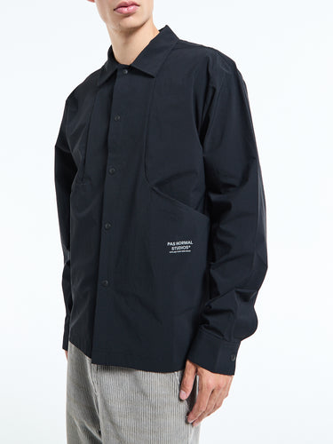 Pas Normal Studios - Off-Race Tech Overshirt in Black