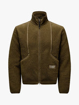 Pas Normal Studios - Off-Race Pile Fleece Jacket in Deep Olive