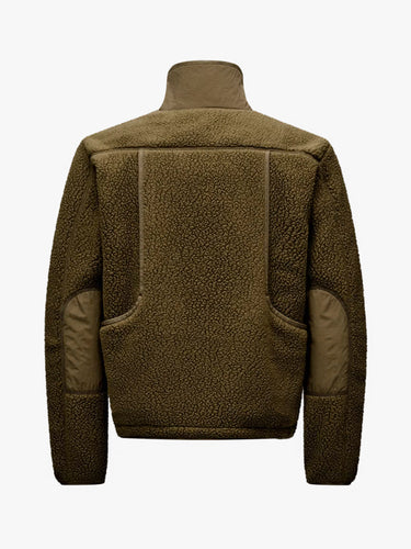 Pas Normal Studios - Off-Race Pile Fleece Jacket in Deep Olive