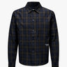 Pas Normal Studios - Off-Race Seersucker Shirt in Dark Navy
