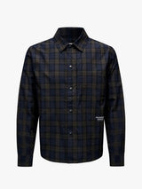 Pas Normal Studios - Off-Race Seersucker Shirt in Dark Navy