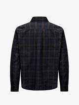 Pas Normal Studios - Off-Race Seersucker Shirt in Dark Navy