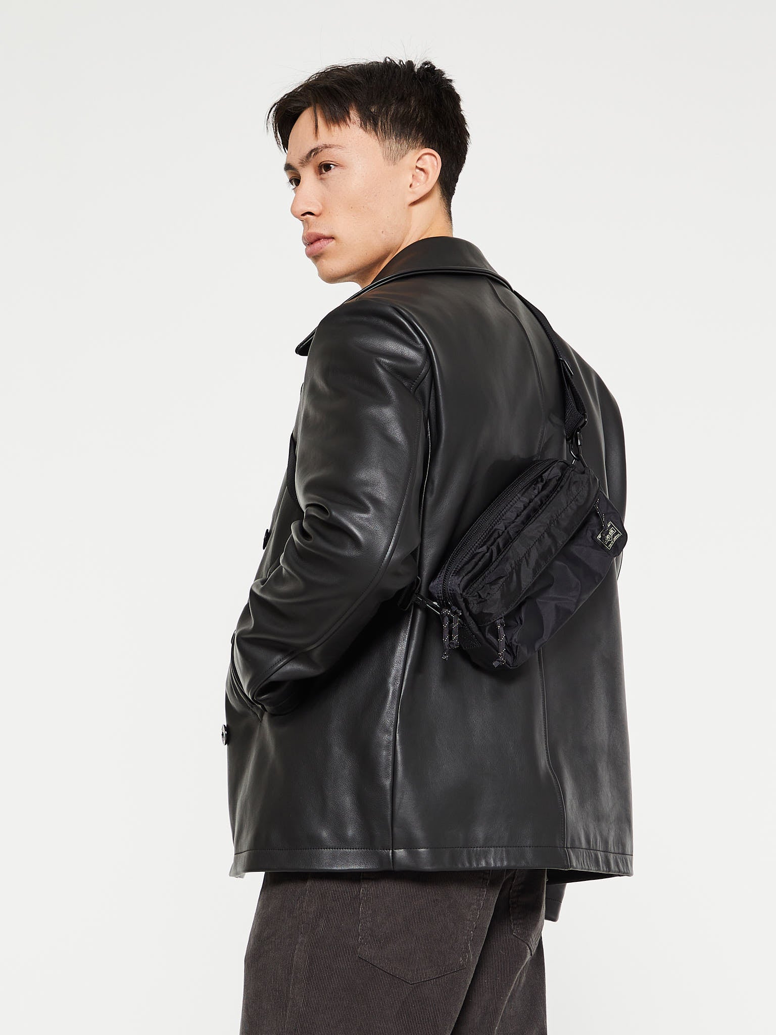 Porter-Yoshida & Co. - Force 2Way Waist Bag in Black