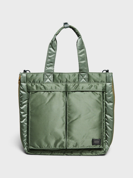 Porter - Tanker 2Way Tote Bag in Sage Green – stoy