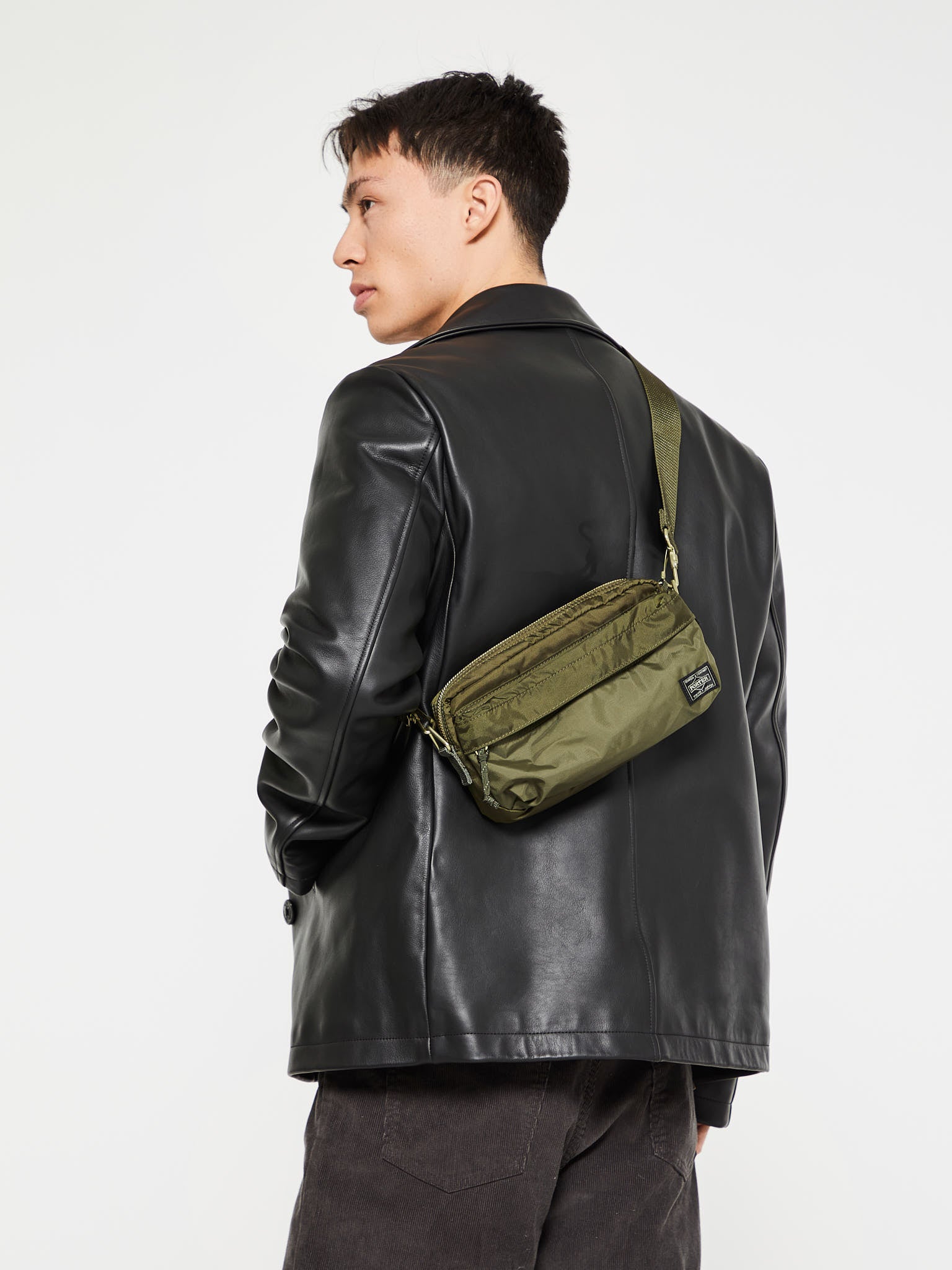 Porter-Yoshida & Co. - Force 2Way Waist Bag in Olive Drab