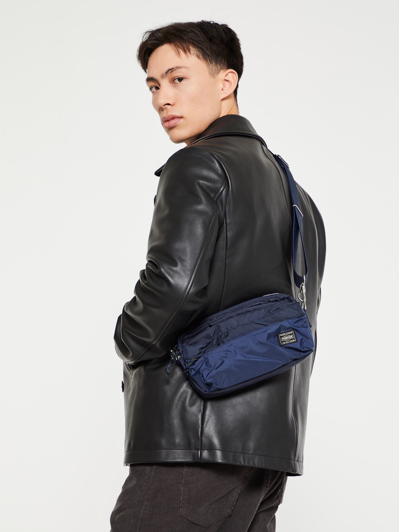 Porter-Yoshida & Co. - Force 2Way Waist Bag in Navy