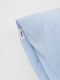 Tekla - Percale Pillow Sham in Morning Blue