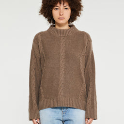 Proem Parades - Rakel Cashmere Sweater in Brown