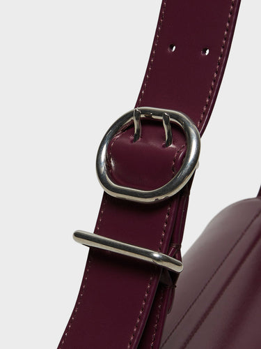 Jil Sander - Cannolo Small Bag in Burgundy