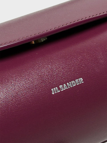 Jil Sander - Cannolo Small Bag in Burgundy