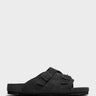 Birkenstock - Zürich Suede Leather Narrow Sandals in Allover Charcoal
