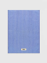 Tekla - Terry Bath Mat in Clear Blue Stripes