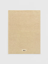 Tekla - Terry Bath Mat in Ivory Stripes