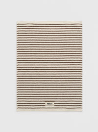 Tekla - Terry Bath Mat in Kodiak Stripes