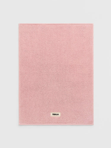 Tekla - Terry Bath Mat in Shaded Pink
