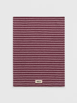 Tekla - Terry Bath Mat in Red and Rose