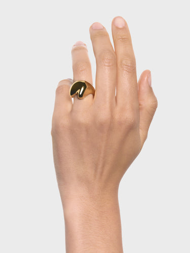 Maria Black - Palomino Saddle Ring in Gold Plating