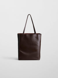 Phoebe Philo - Paper Tote in Chocolate Brown