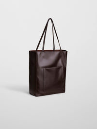 Phoebe Philo - Paper Tote in Chocolate Brown