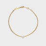 Anni Lu - Pearly Bracelet in Brass with Gold Finish