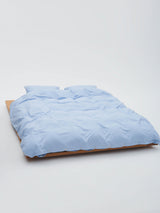 Tekla - Percale Duvet Cover in Morning Blue