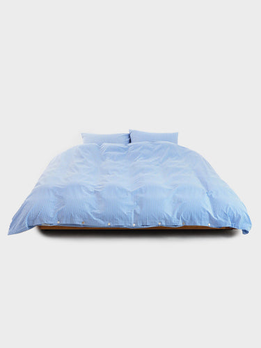 Tekla - Percale Duvet Cover in Oxford Stripes