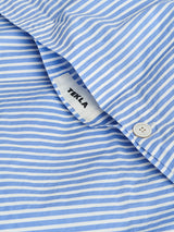 Tekla - Percale Duvet Cover in Oxford Stripes