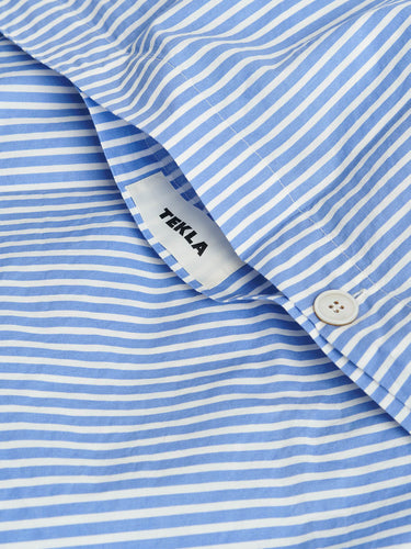 Tekla - Percale Duvet Cover in Oxford Stripes