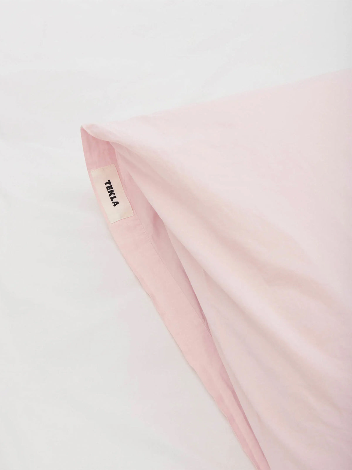 Percale Pillow Sham in Petal Pink