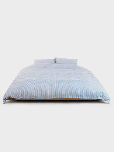 Tekla - Percale Duvet Cover in Skagen Stripes