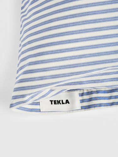 Tekla - Percale Pillow Sham in Skagen Stripes