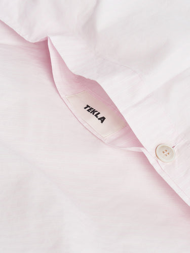 Tekla - Percale Duvet Cover in Pastel Stripes