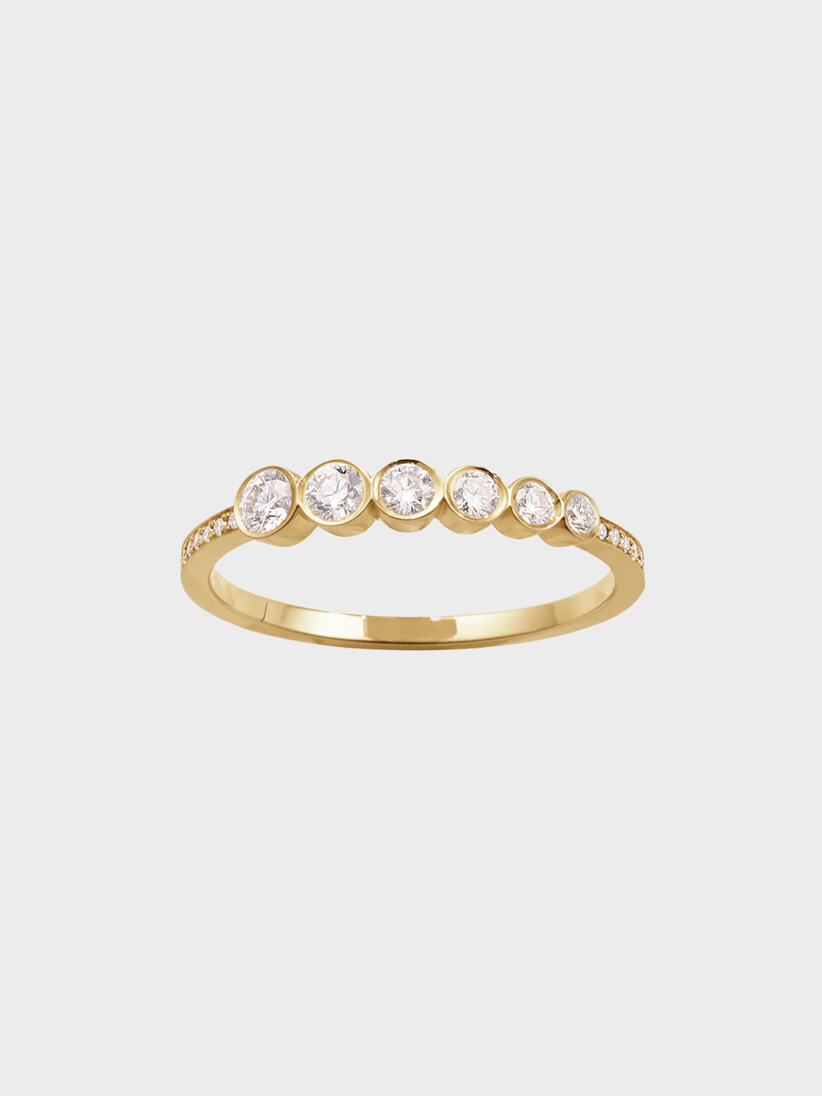 Sophie Bille Brahe - Pleine Lune Diamant Ring in 18k Yellow Gold
