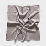 Proem Parades - Yoko Dotted Silk Scarf in Soft Grey