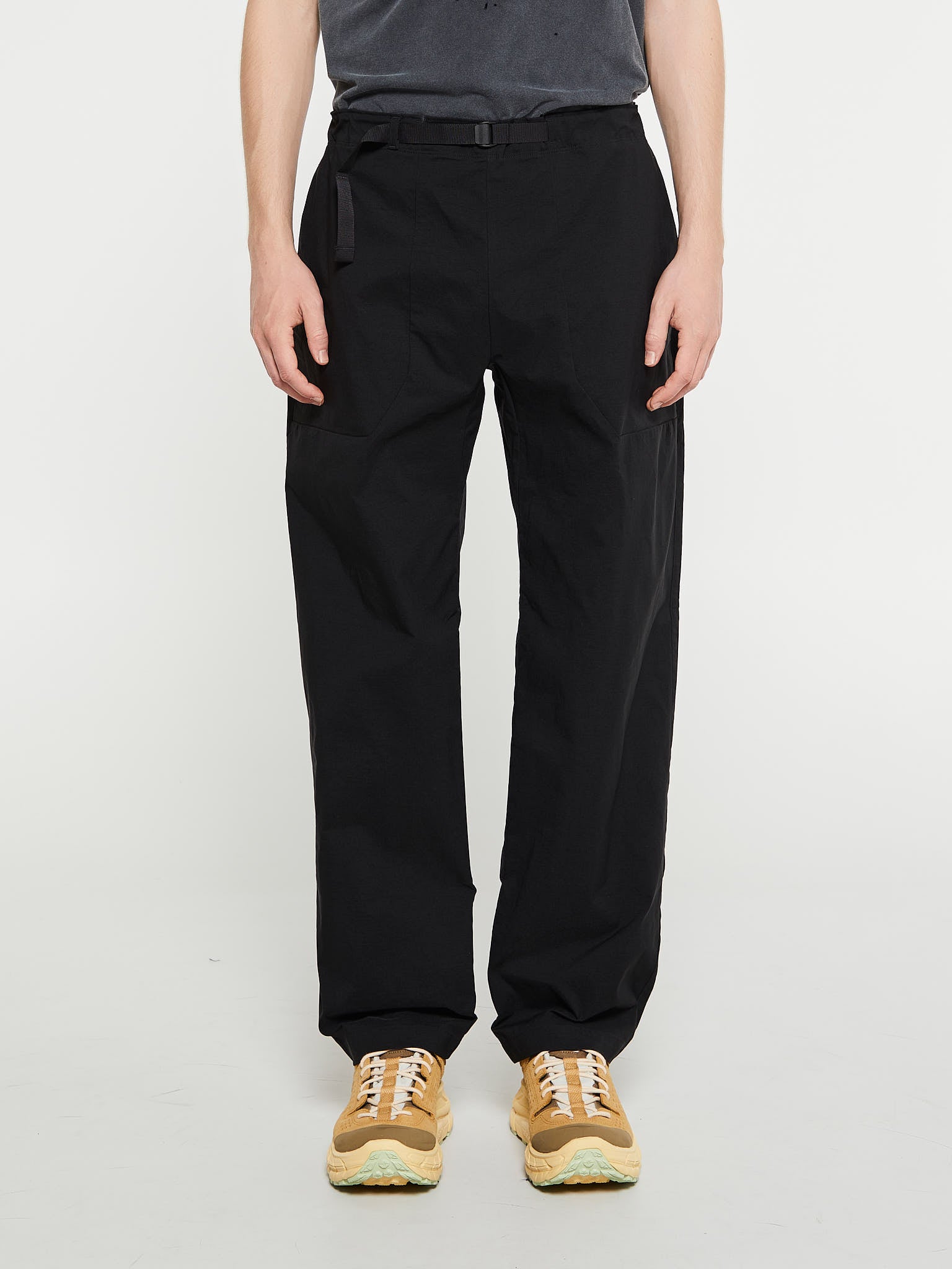 Easy Technical Pants in Black and Grey